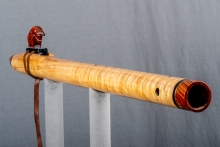 Maple Burl Native American Flute, Minor, Low C-4, #O26A (6)